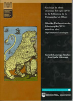 Oatiko Unibertsitateko Liburutegiko XVII. mendeko obra inprimatuen katalogoa